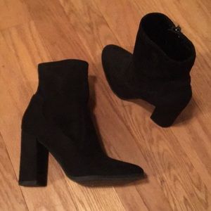 Marc Fisher Black Sock Boots